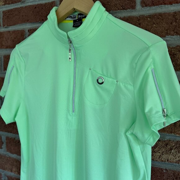 Jamie Sadock * Green Shirt * Medium * Zipper & Lightweight * EUC - Picture 5 of 9
